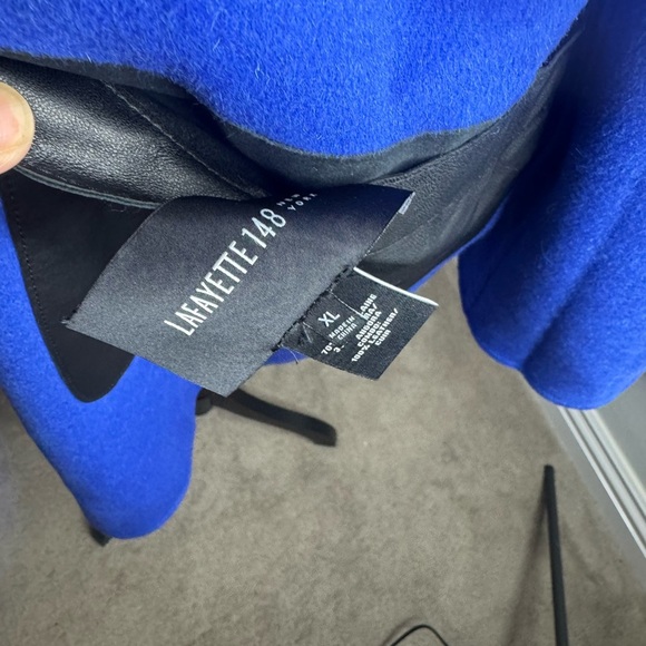 New without tags - Lafayette 148 New York Reversible Wool & Angora Jacket - Picture 12 of 17